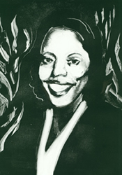 monotype of Mary Lou Williams